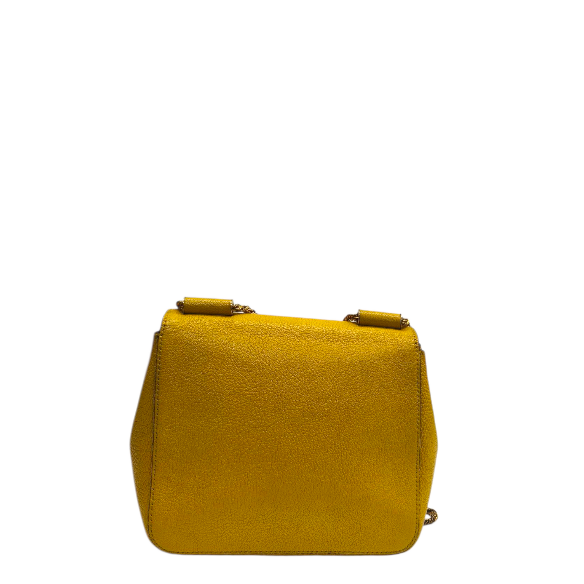 Chloe Mustard Leather Small Elsie Shoulder Bag
