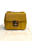 Chloe Mustard Leather Small Elsie Shoulder Bag