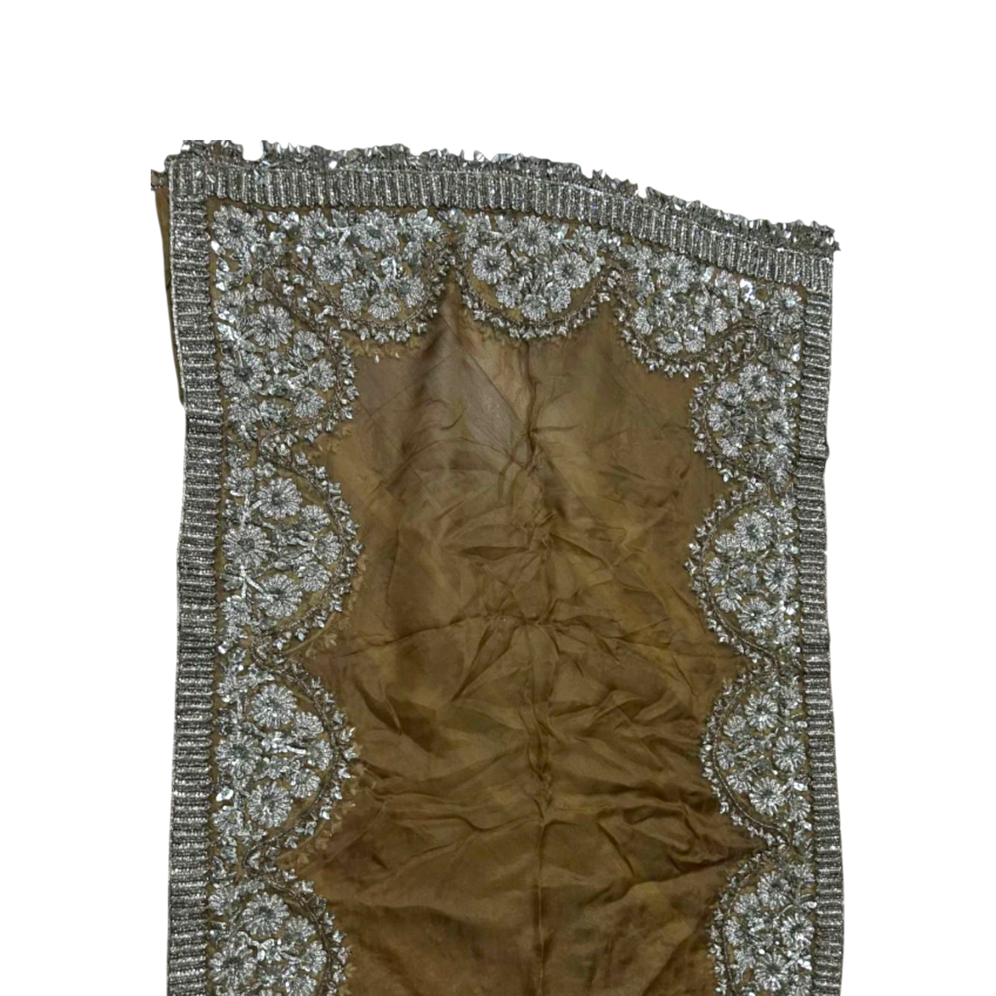 MANISH MALHOTRA BROWN EMBELLISHED LEHENGA SET