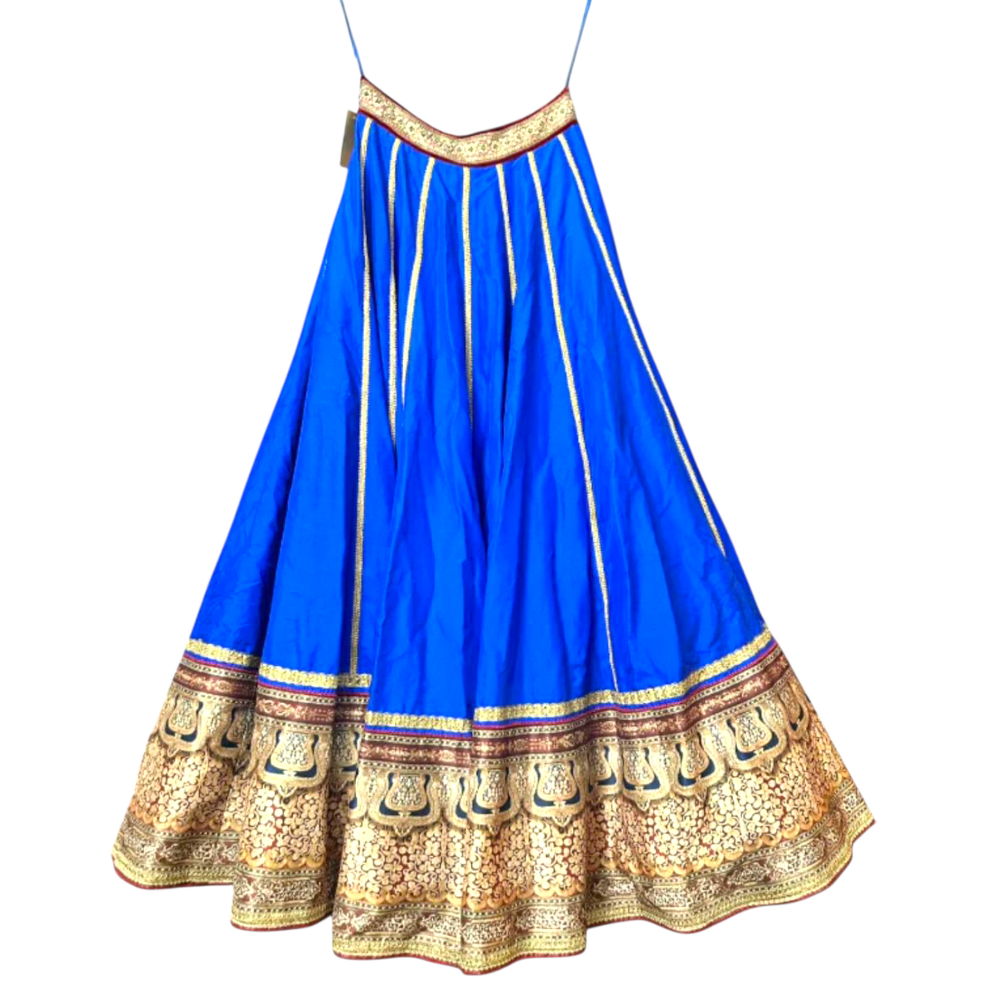 TARUN TAHILIANI BLUE PRINTED ZARDOSI LEHENGA