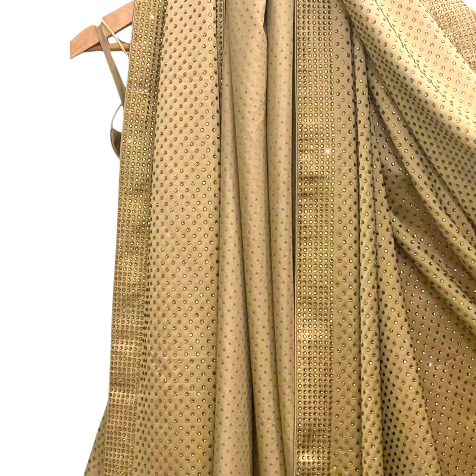 Itrh Gold Crystal Lehenga Set