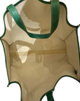 Goyard Green Goyardine Coated Canvas and Leather Villette Tote Bag