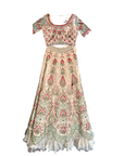VARUN BAHL PINK EMBROIDERED LEHENGA