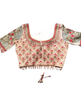 VARUN BAHL PINK EMBROIDERED LEHENGA