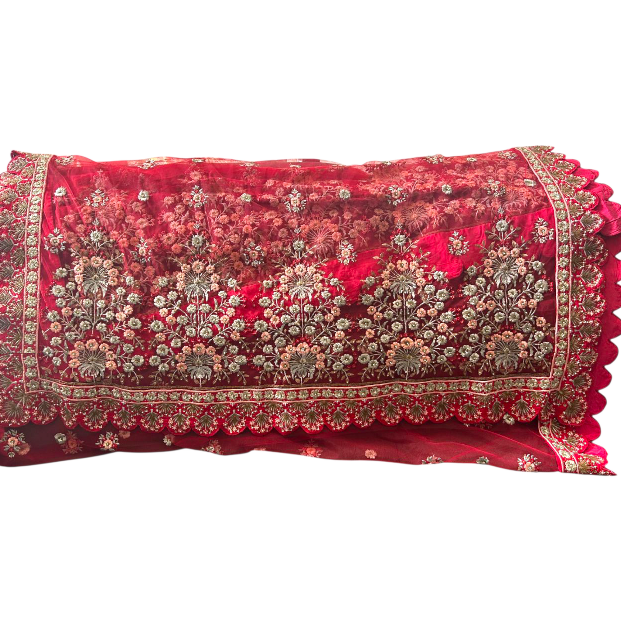 VARUN BAHL PINK EMBROIDERED LEHENGA