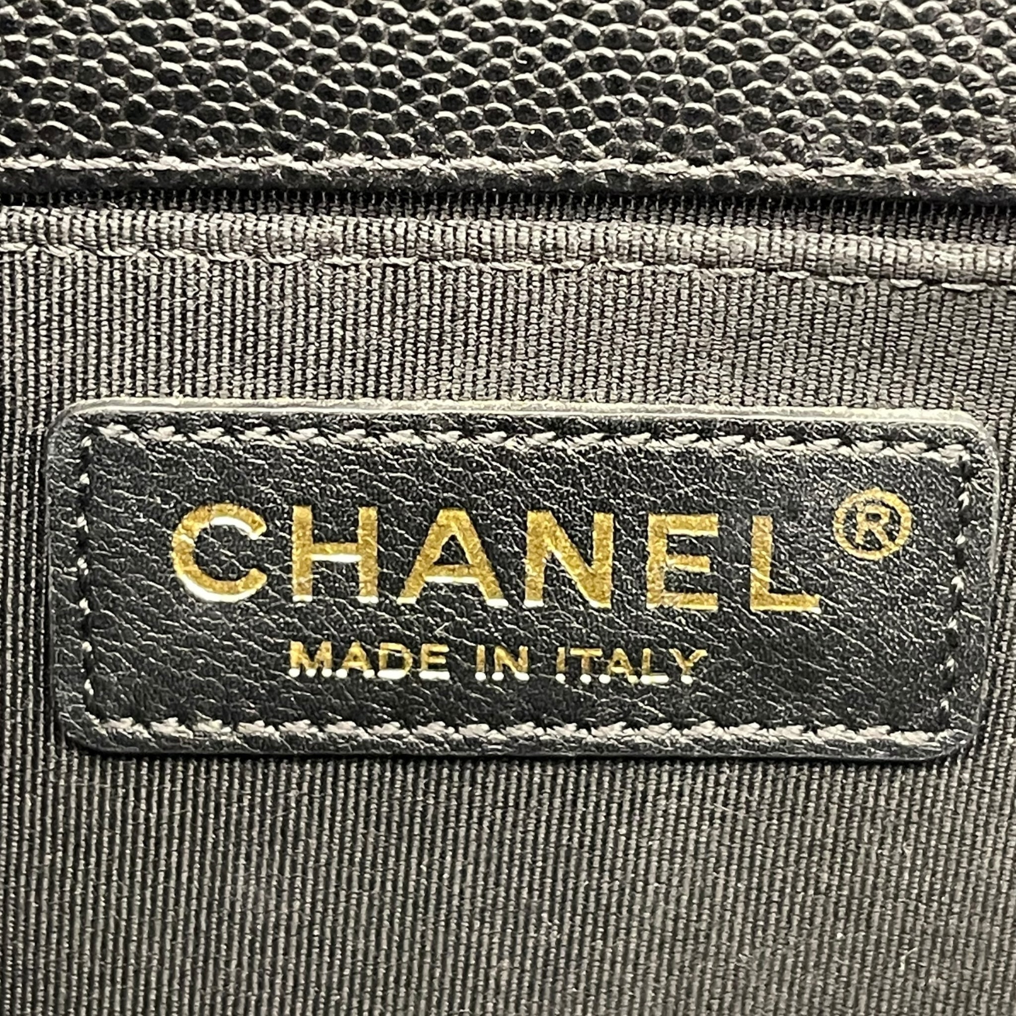 Chanel Boy Bag Small Chevron Black