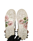 Dolce & Gabbana Multicolor Leather Printed Appliques Sneakers Size- 37.5