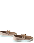 Hermes Beige Leather Game Slip on Loafers EU 38.5