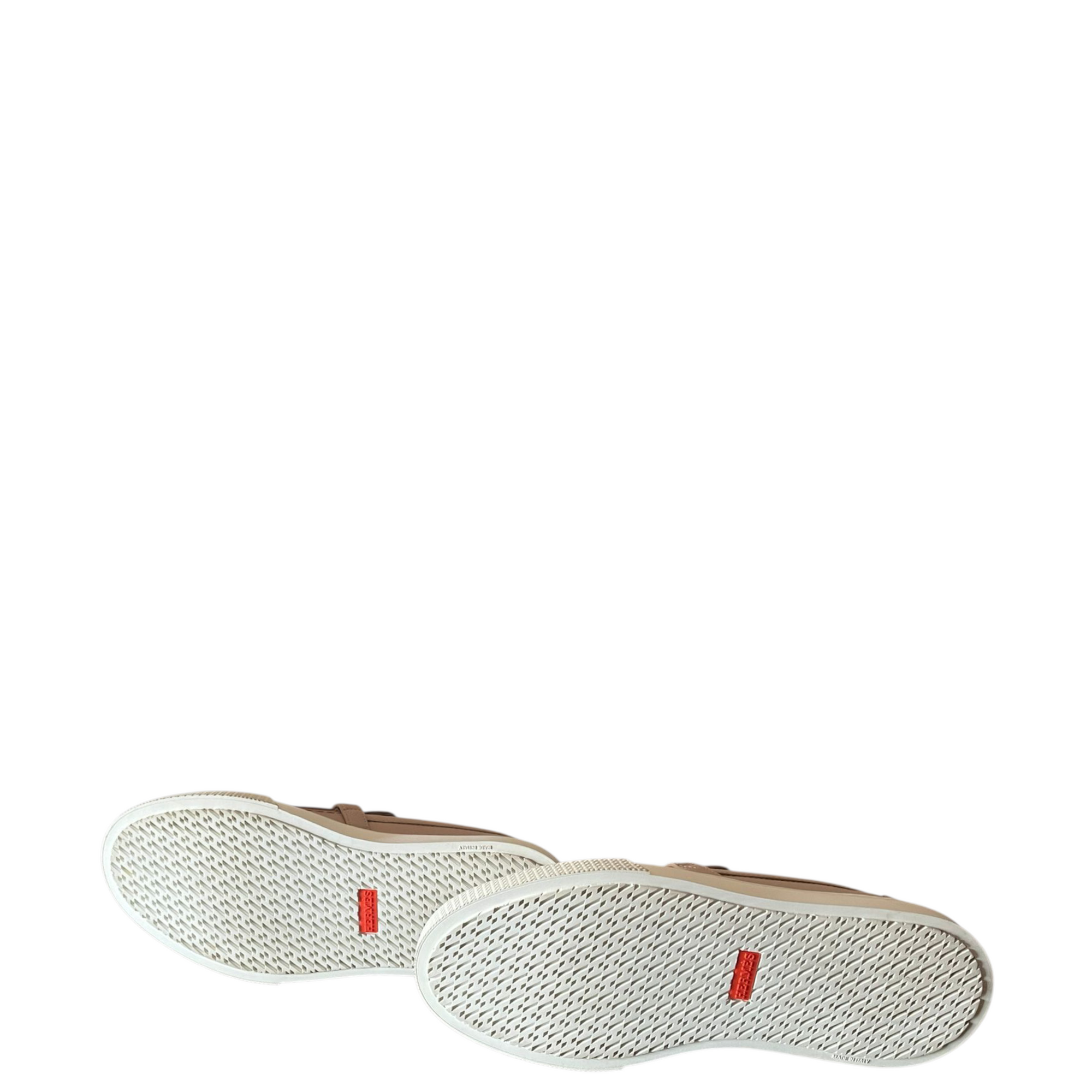 Hermes Beige Leather Game Slip on Loafers EU 38.5