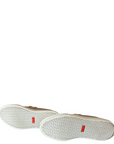 Hermes Beige Leather Game Slip on Loafers EU 38.5