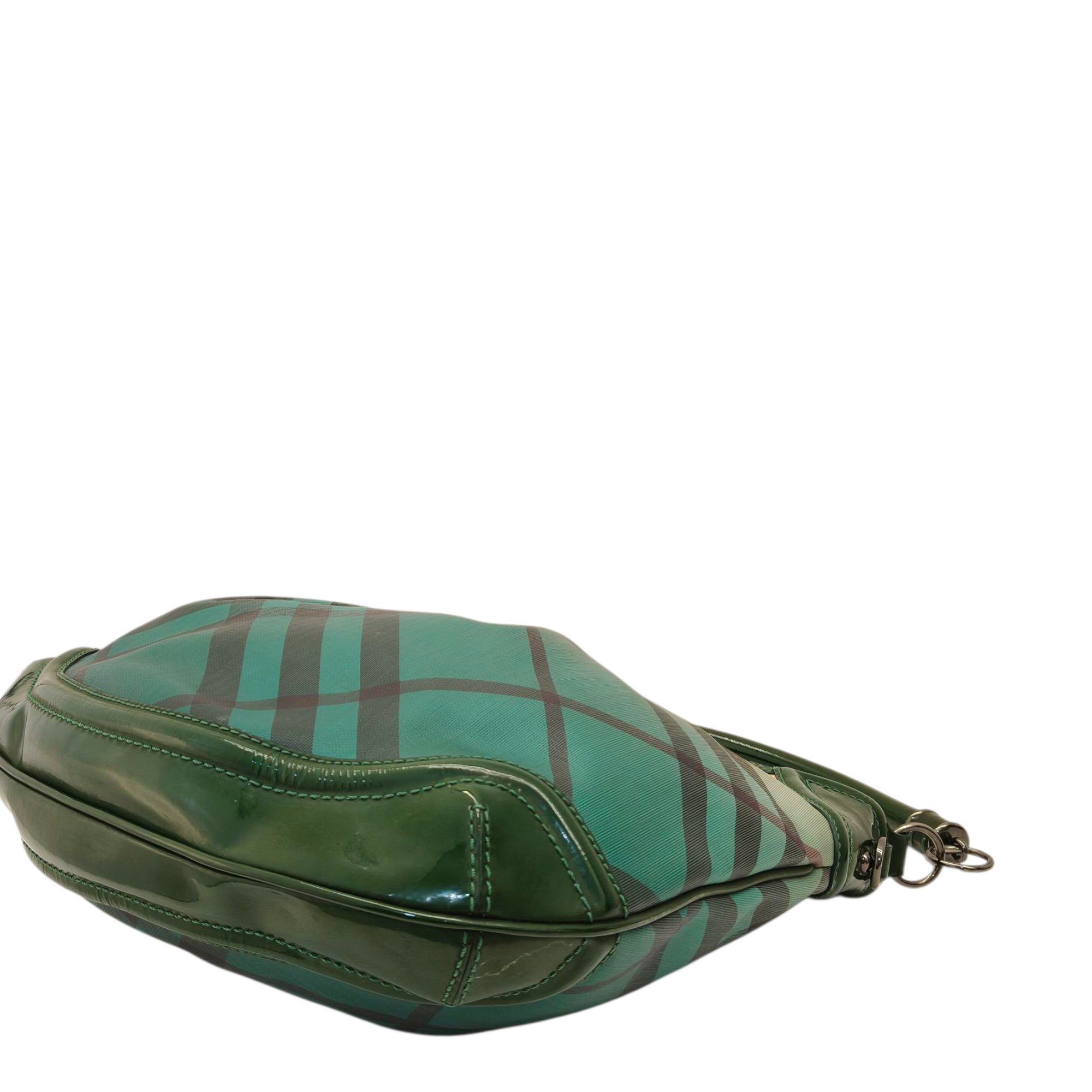 Burberry Green Novacheck Ombre Hobo Bag