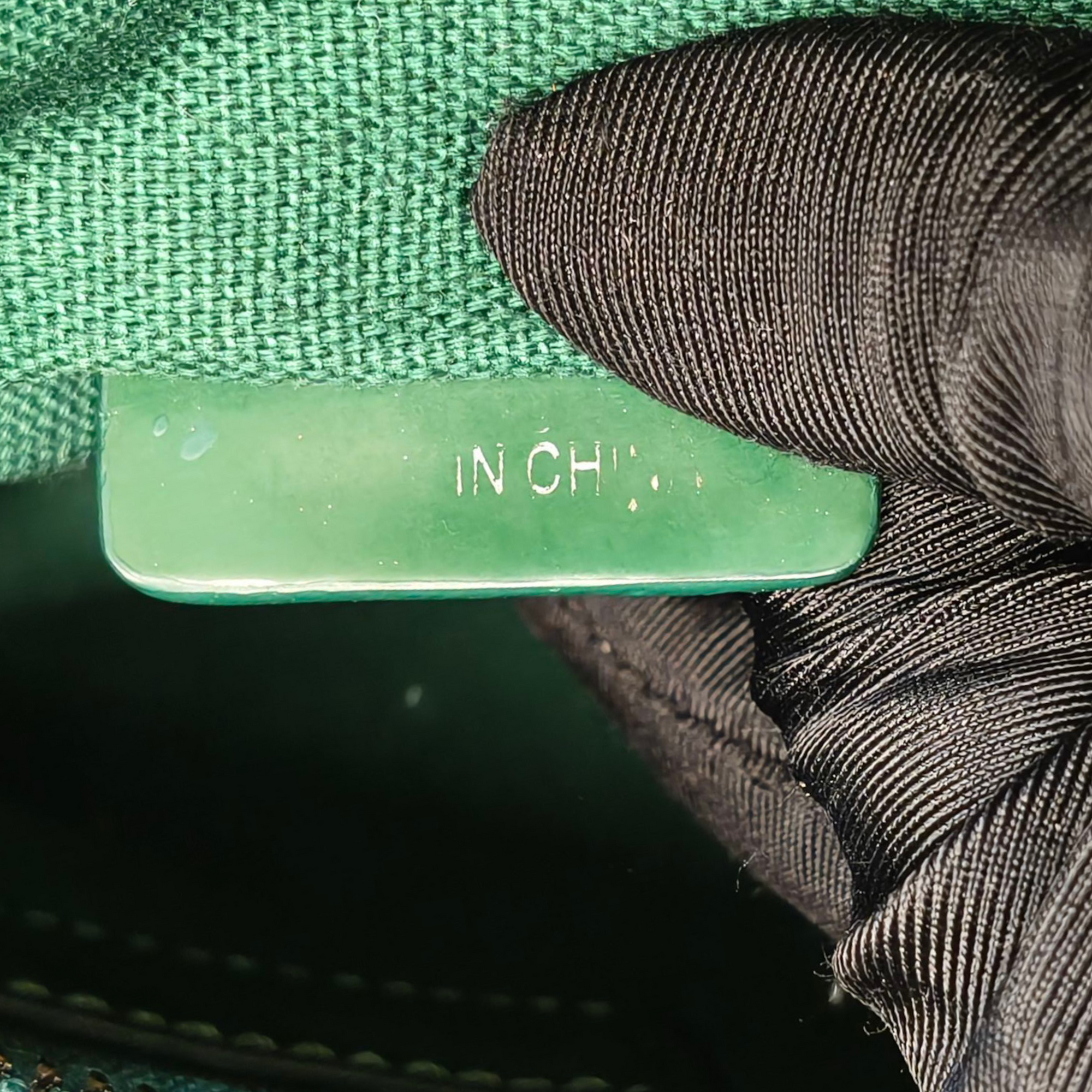Burberry Green Novacheck Ombre Hobo Bag