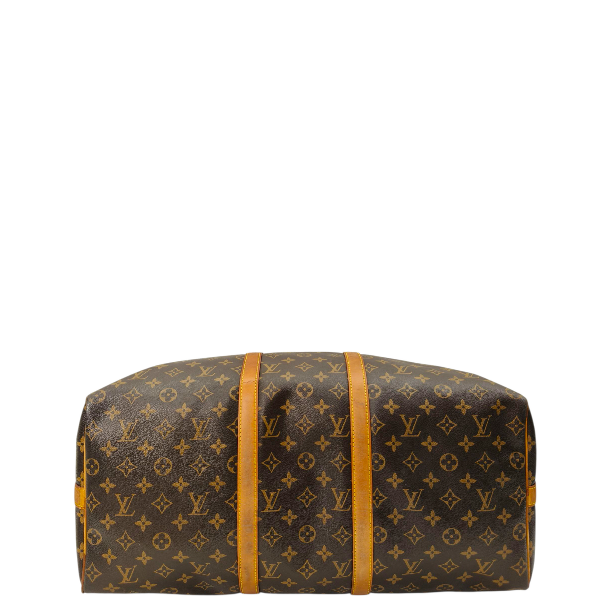 Louis Vuitton Monogram Keepall 55 Brown Bag