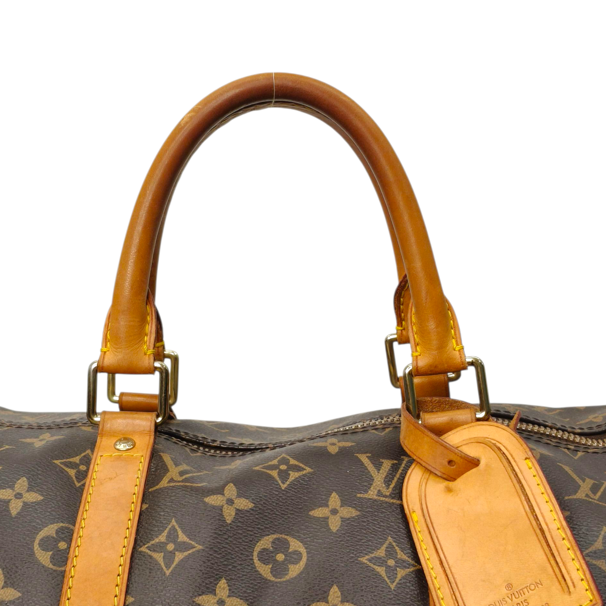 Louis Vuitton Monogram Keepall 55 Brown Bag