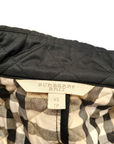 Burberry Brit Black Quilted Synthetic Button Front Jacket XS