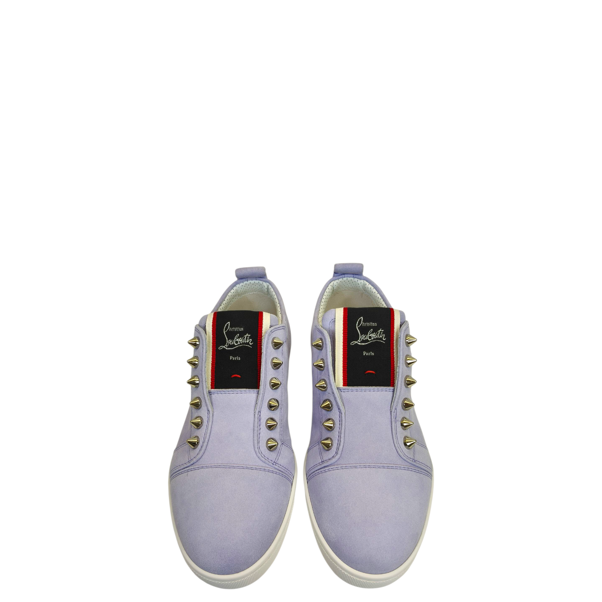 Christian Louboutin Light Purple Suede Fique A Vontade Sneakers EU 35.5