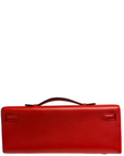 Hermès Kelly Cut Clutch Rouge Casaque Swift GHW