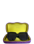 Gucci GG0956S Black Green Oversized Sunglasses