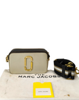 Marc Jacobs Snapshot Camera Beige Leather Crossbody Bag