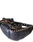 Moschino Biker Shoulder Dark Blue Bag