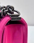 Chanel Boy Small Pink Lambskin Flap Bag