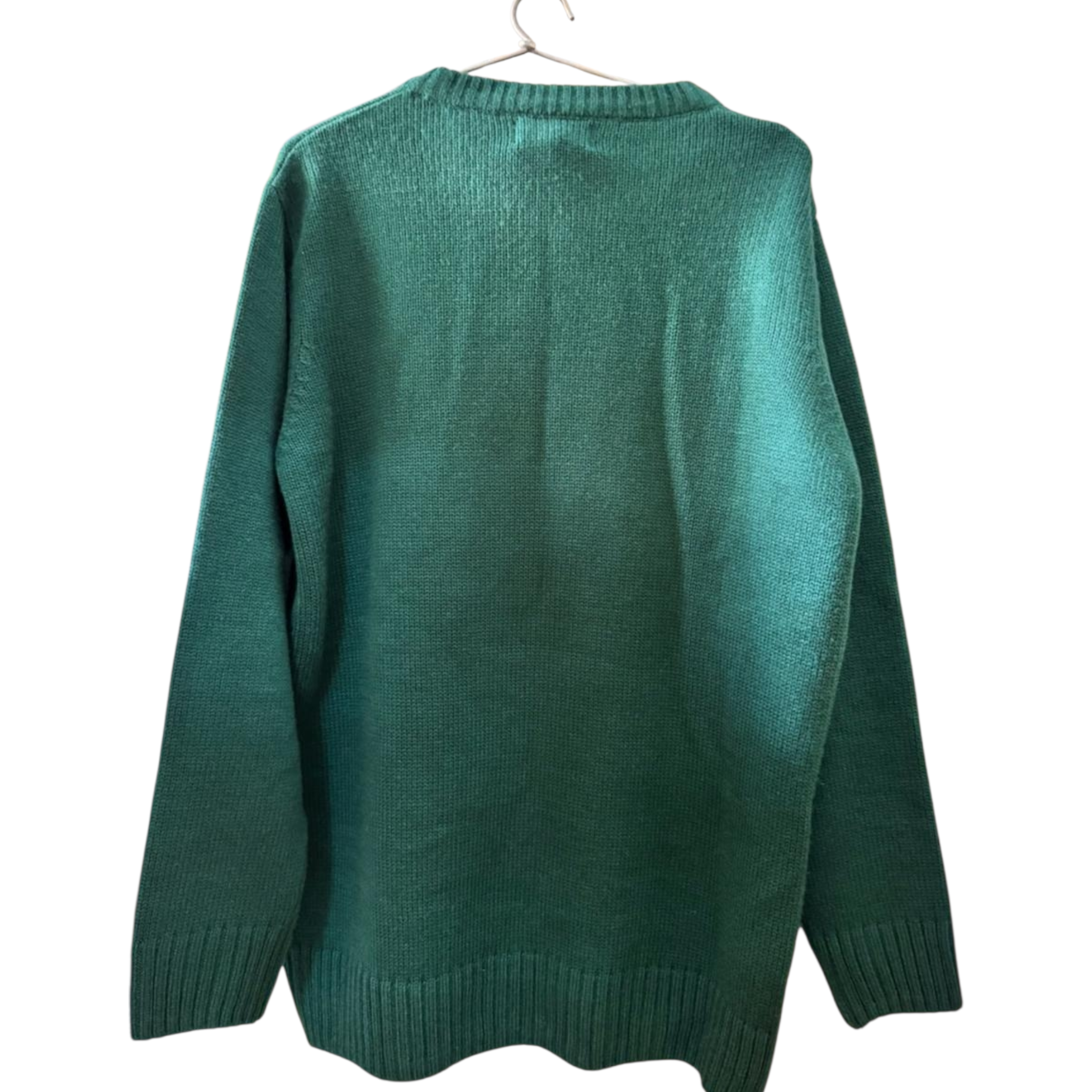 Polo Ralph Lauren Bear Sweater Forest Green Wool Knit (Men)