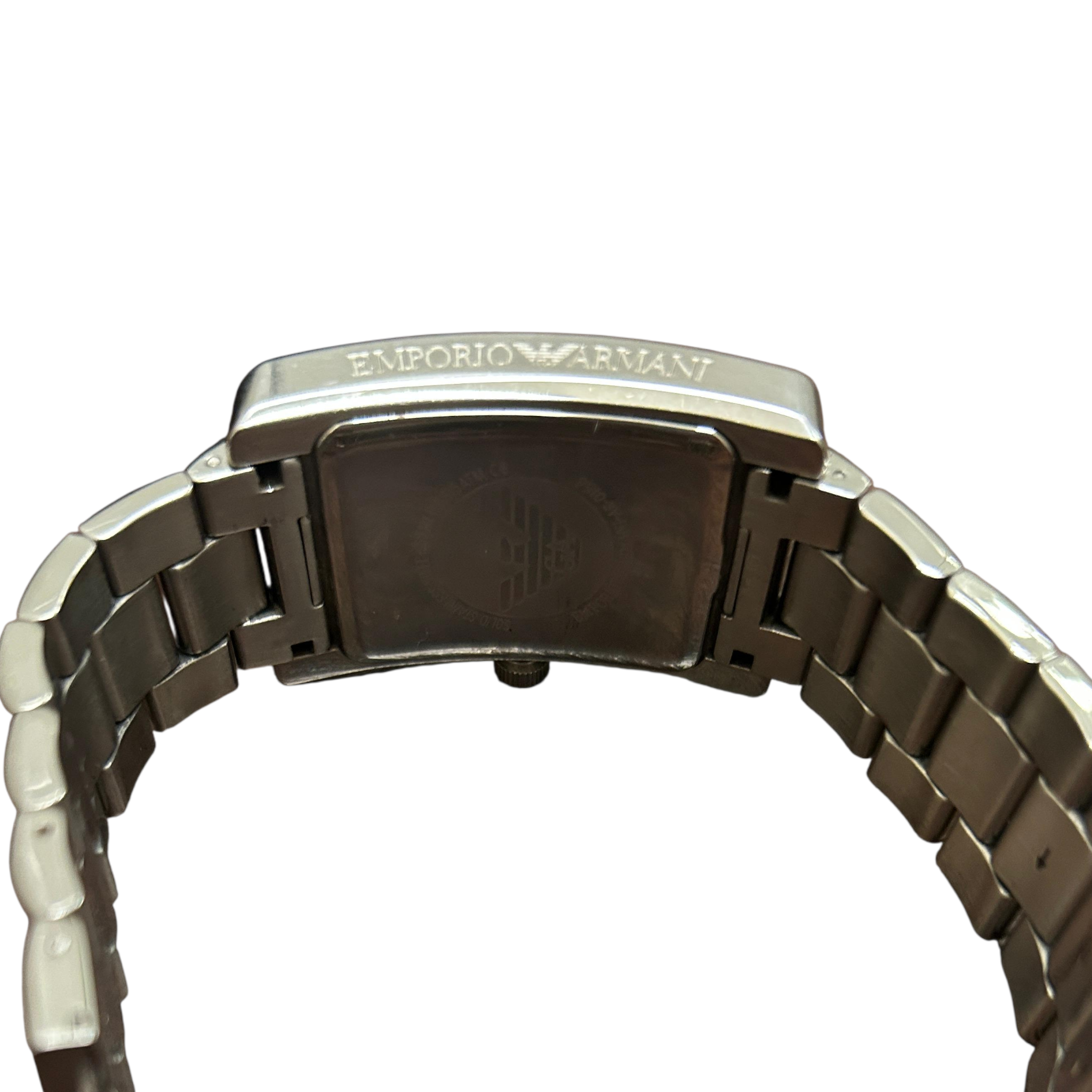 Emporio Armani Classic Black Rectangle Men's Watch