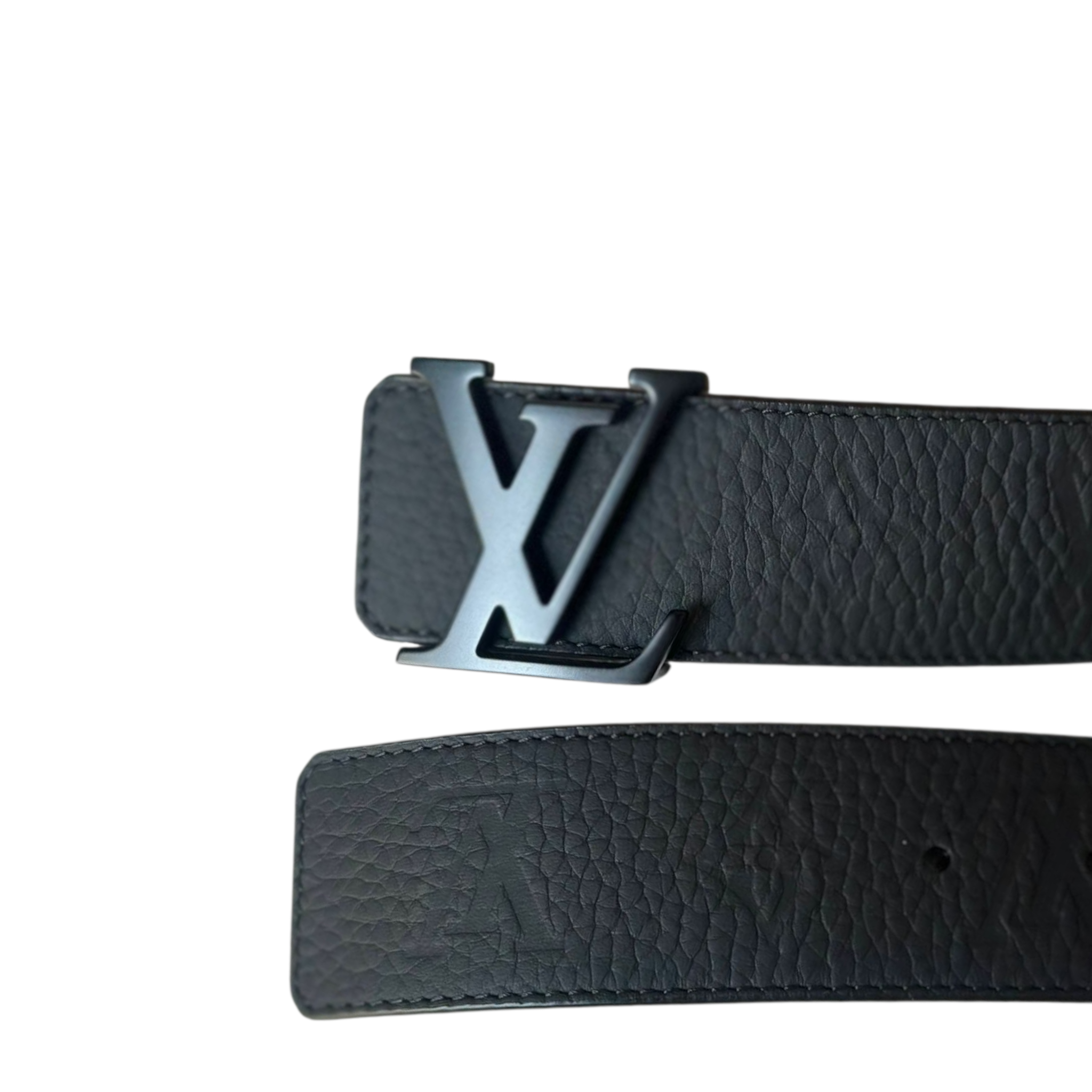 Louis Vuitton LV Initiales 40mm Reversible Belt Black Monogram Eclipse 95 cm