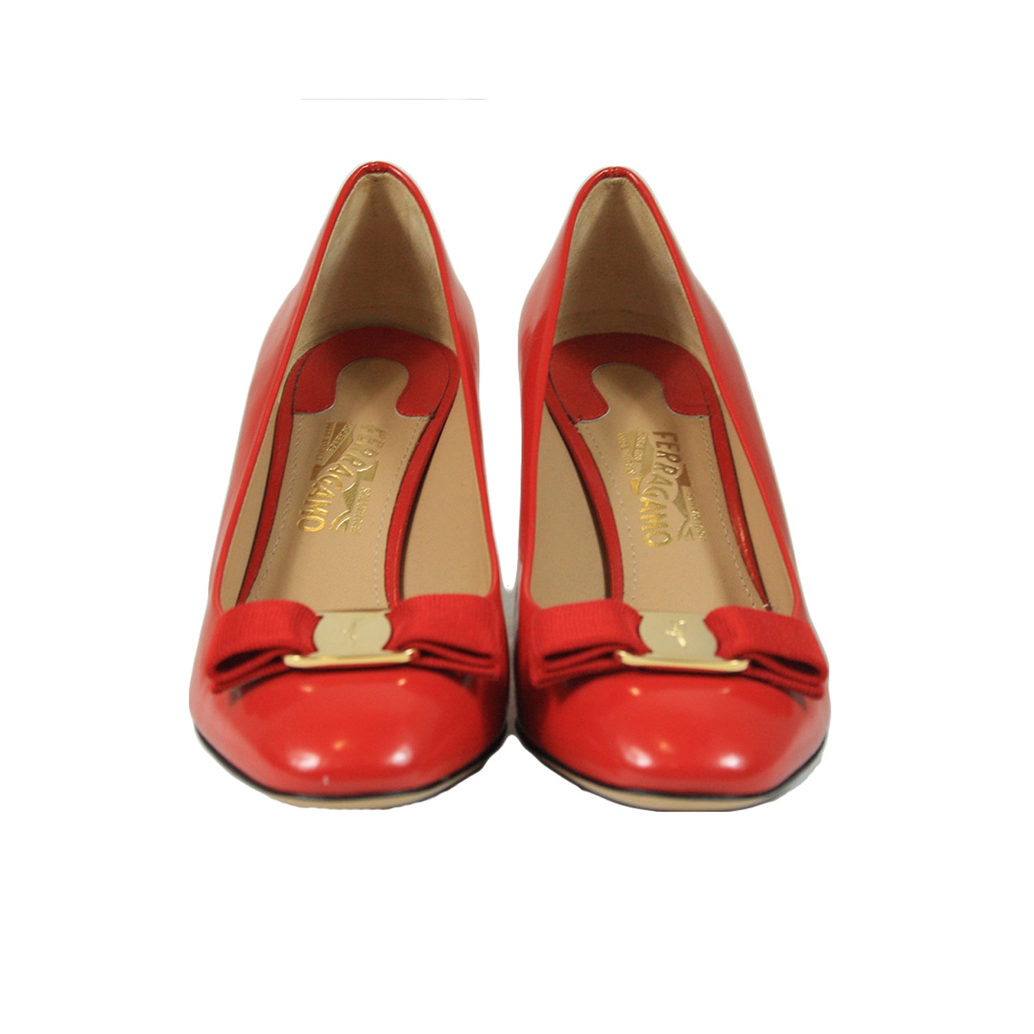 Salvatore Ferragamo Patent Leather Pumps-7/37