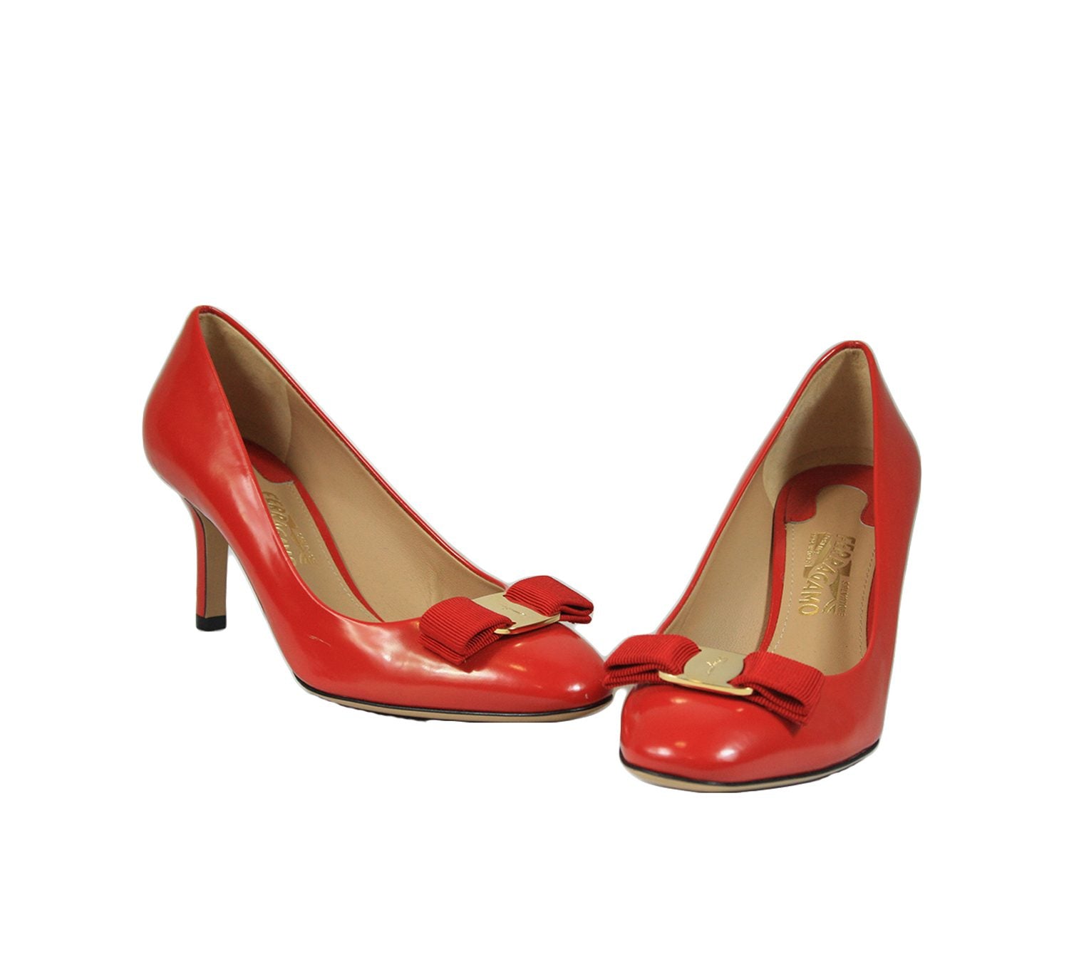 Salvatore Ferragamo Patent Leather Pumps-7/37