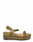 Christian Louboutin Beige Patent Leather Cataclou Sandals EU 39