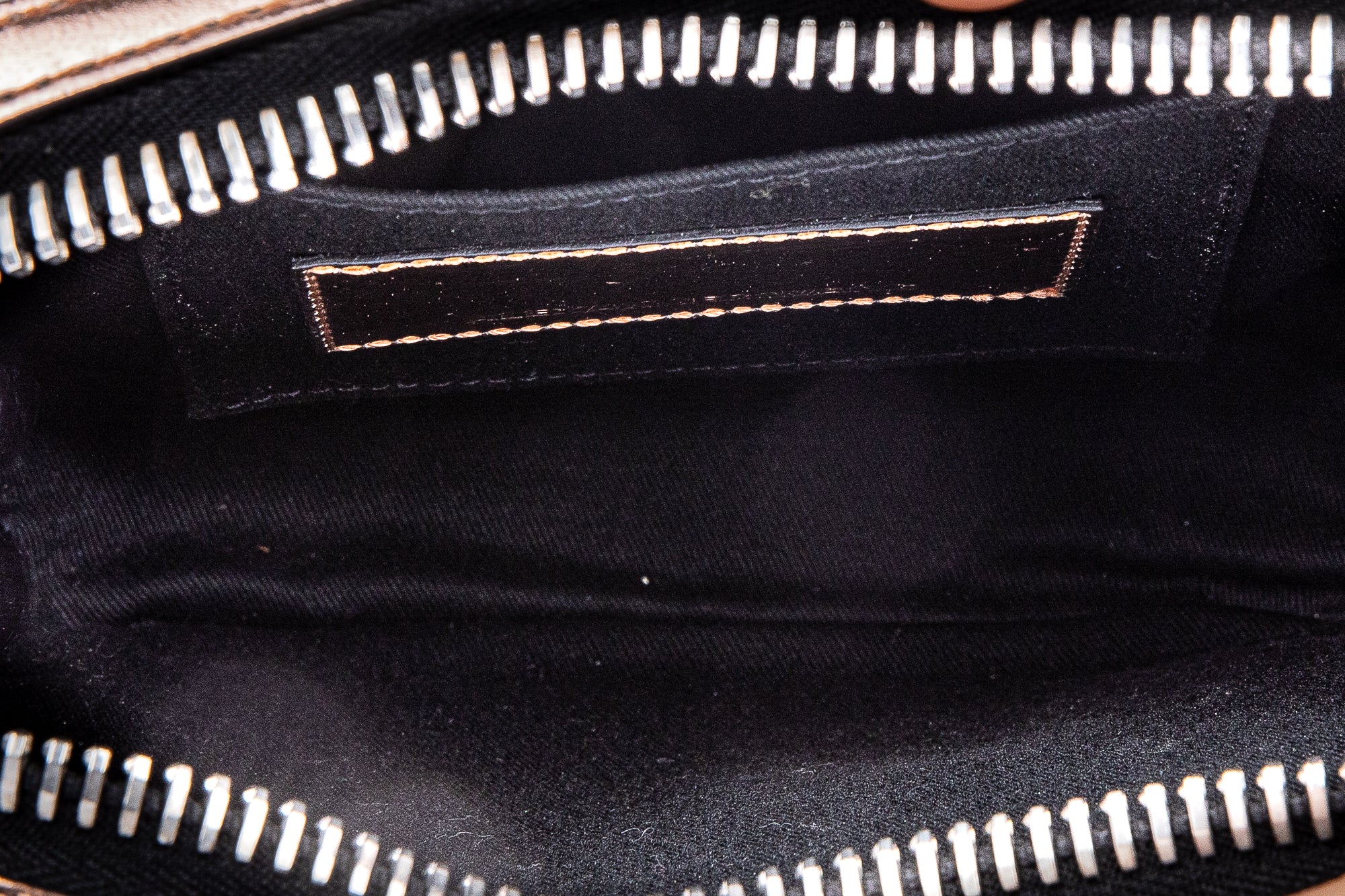 Metallic Adriel Rose Gold Clutch