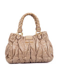 Miu Miu Matelasse Leather Bauletto Aperto Bag