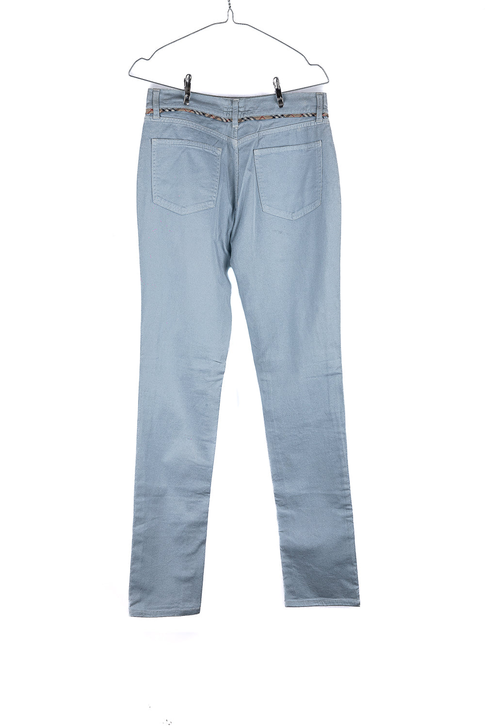 Blue Straight Fit Trouser