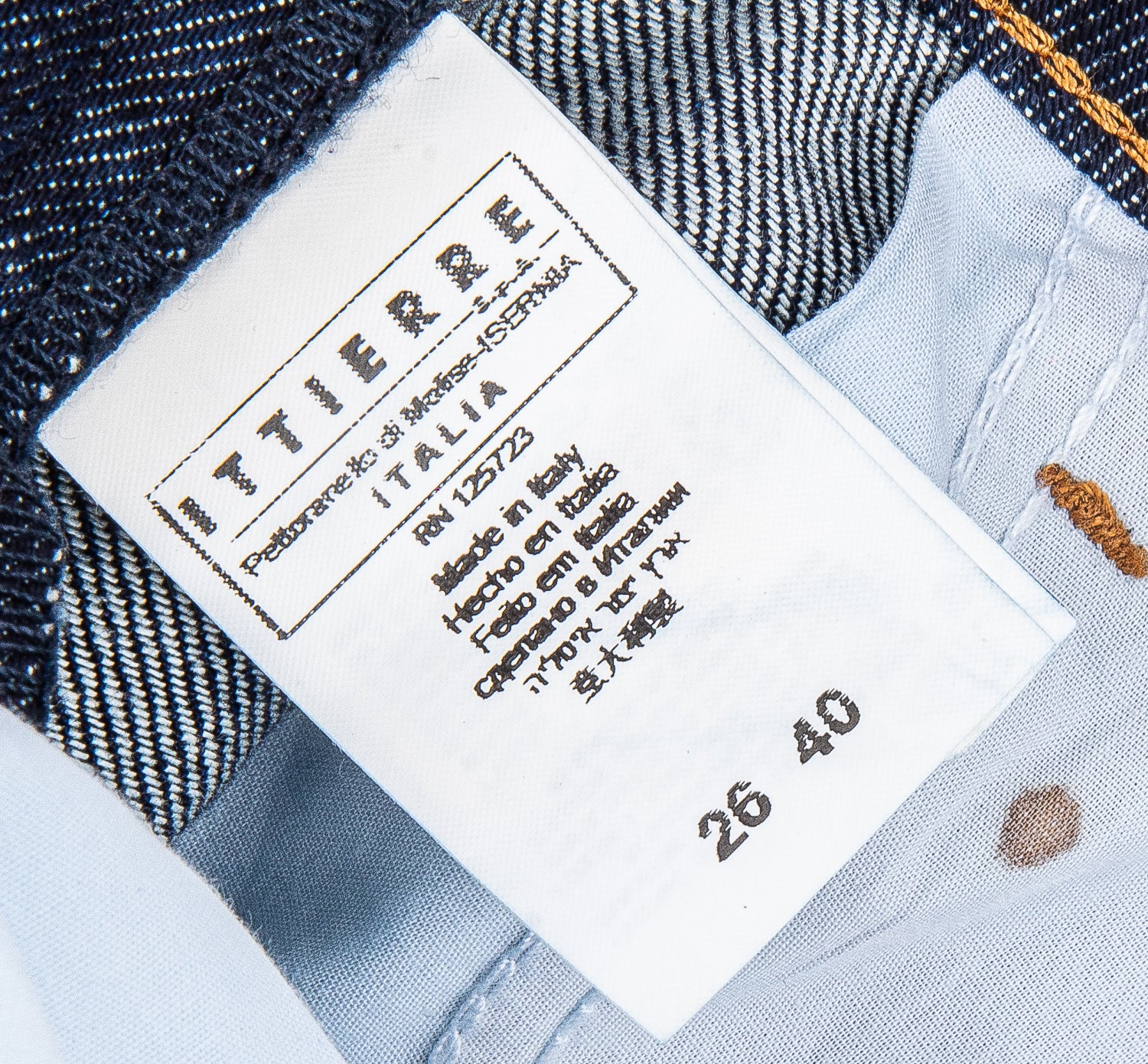 Indigo Blue Denim Tapered Jeans