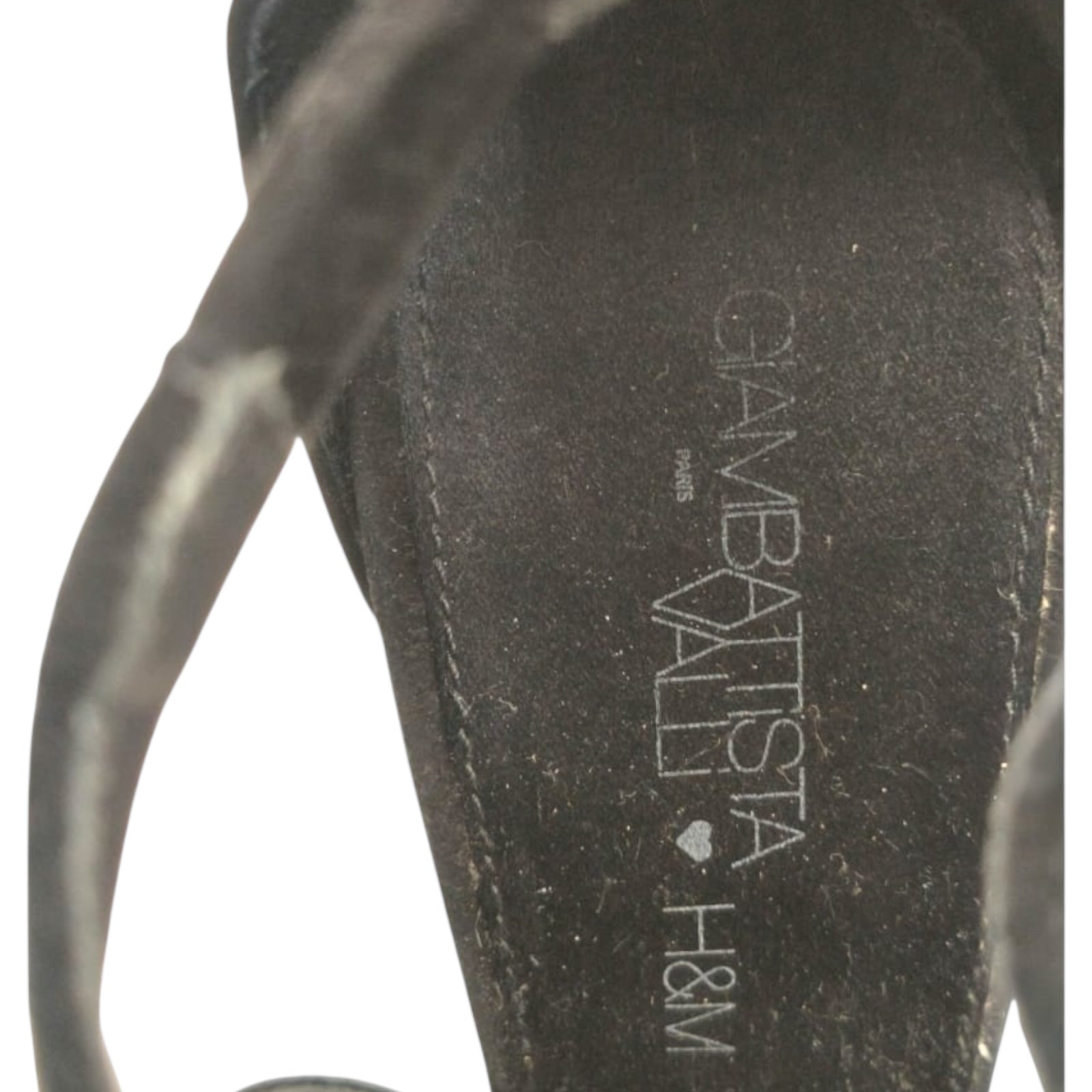 GIAMBATTISTA VALLI X H&M ZAPATOS TALLA Black Suede Heels EU 35
