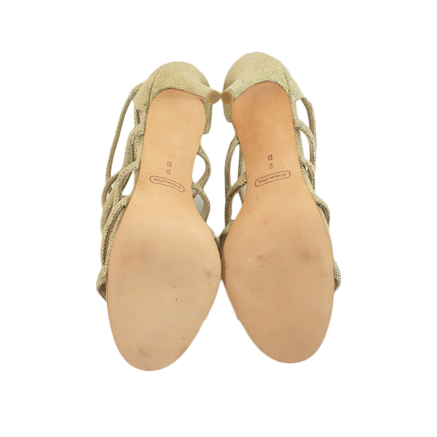 Coach Golden Heels Size-9B