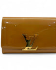 Louis Vuitton Patent Leather Louise MM Clutch