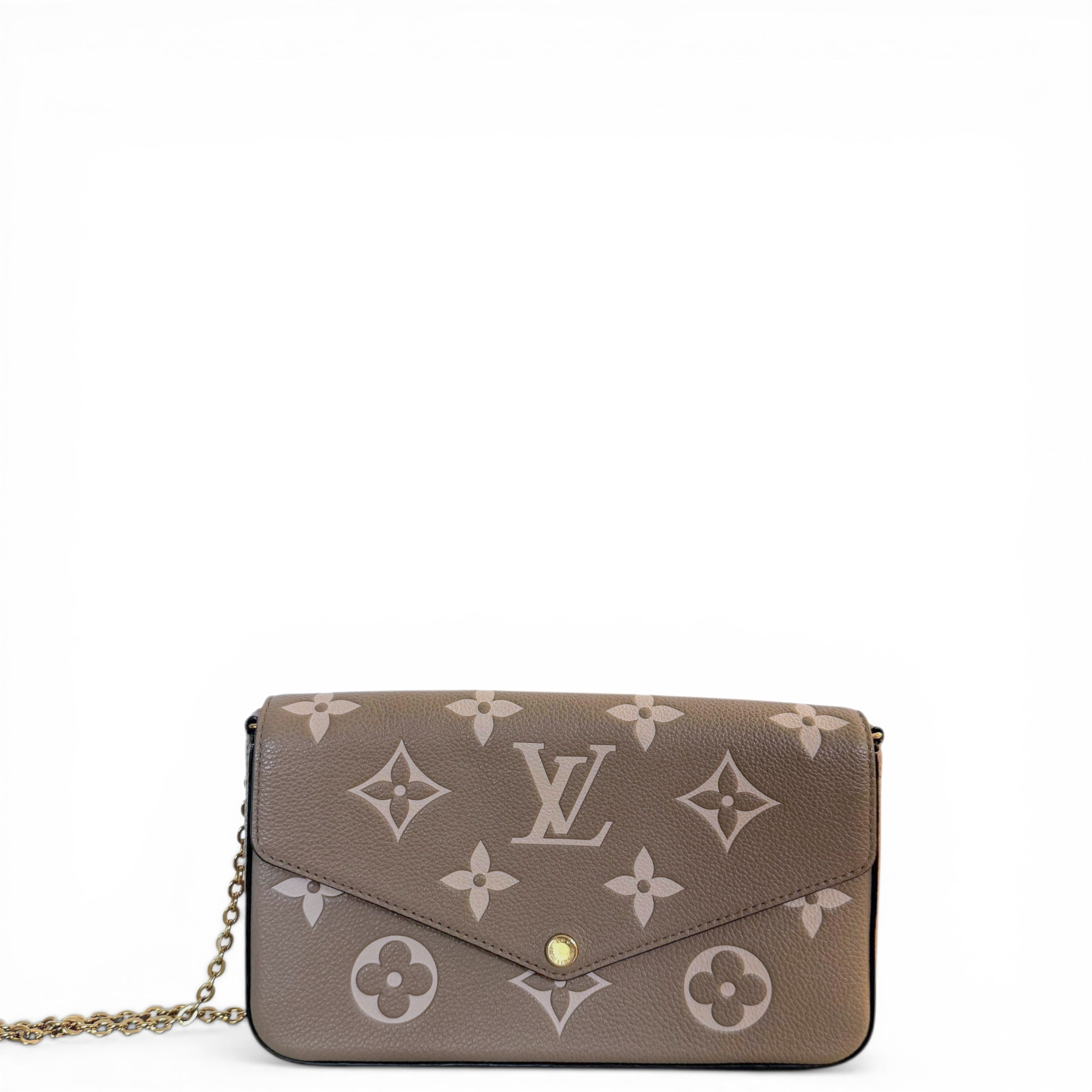 Louis Vuitton Pochette Félicie Bicolor Monogram Empreinte