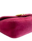 Gucci GG Marmont Small Bag Purple Quilted Velvet