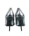Opyum Metallic Pumps In Silver Size: 38