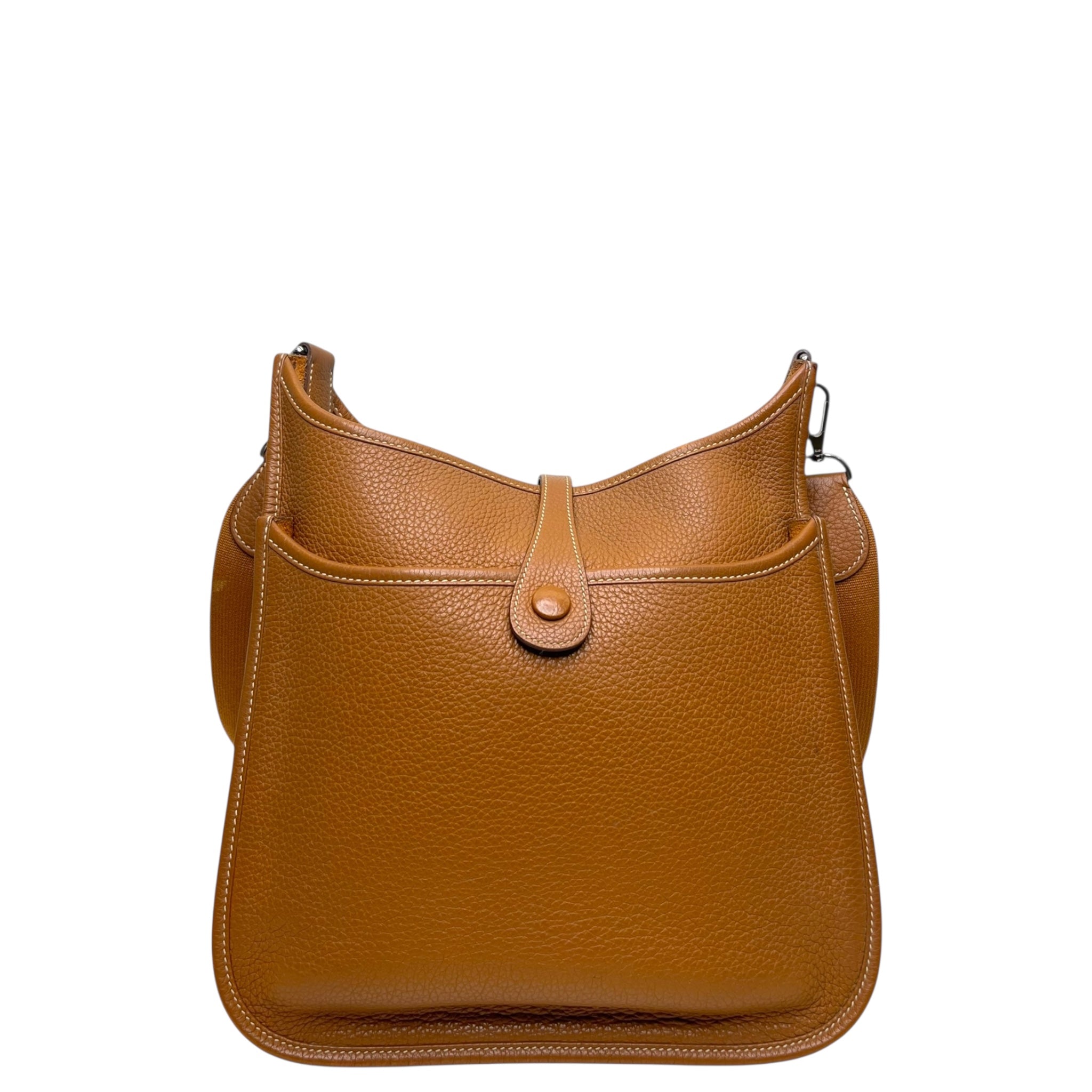 Buy Hermes Evelyne II PM Tan Silver Hardware Bag Online