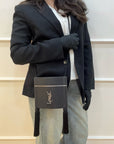 Saint Laurent "Tuxedo Box Minaudière" with Tassels Crossbody Bag