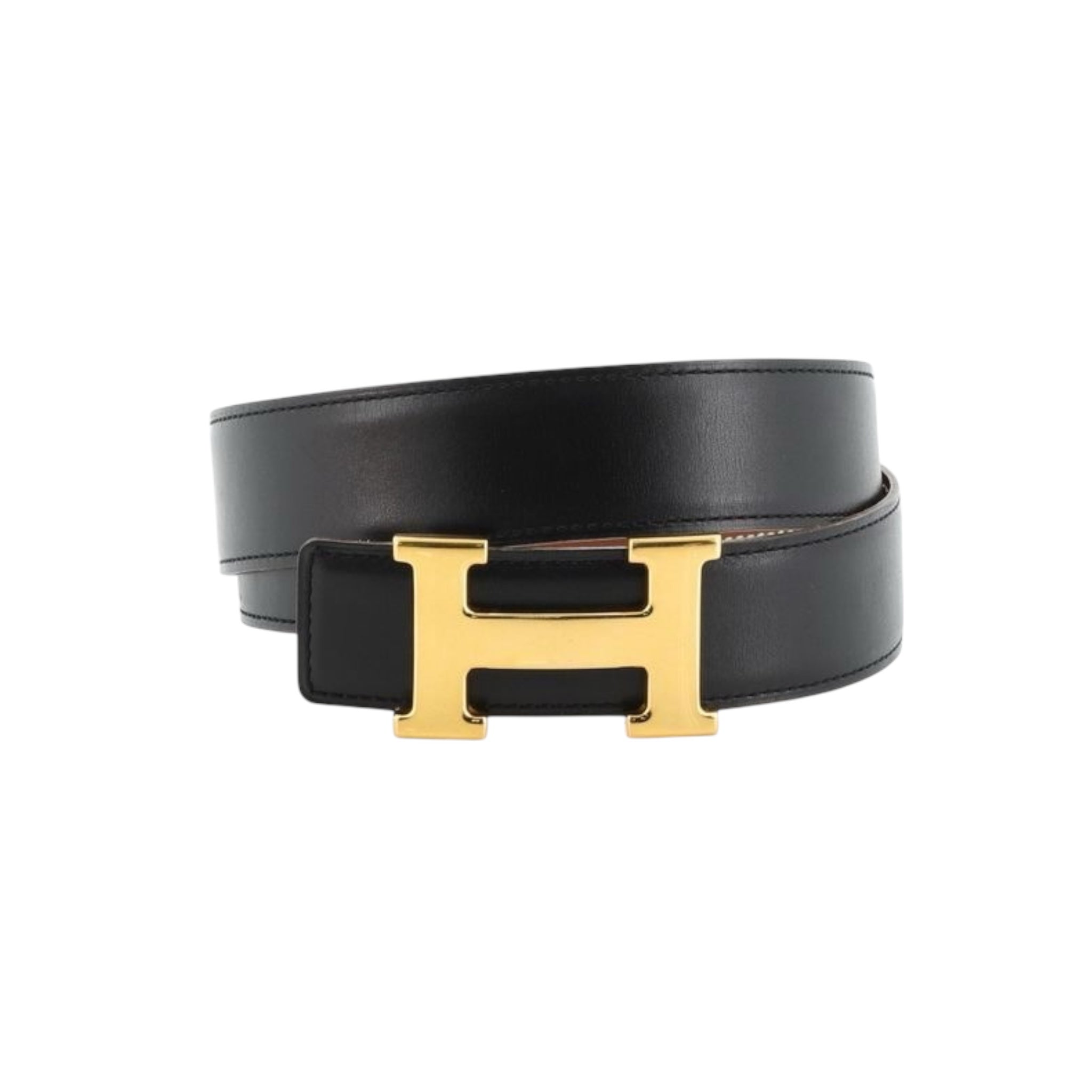 Hermes H Belt Buckle and Reversible Leather Strap 100 cm