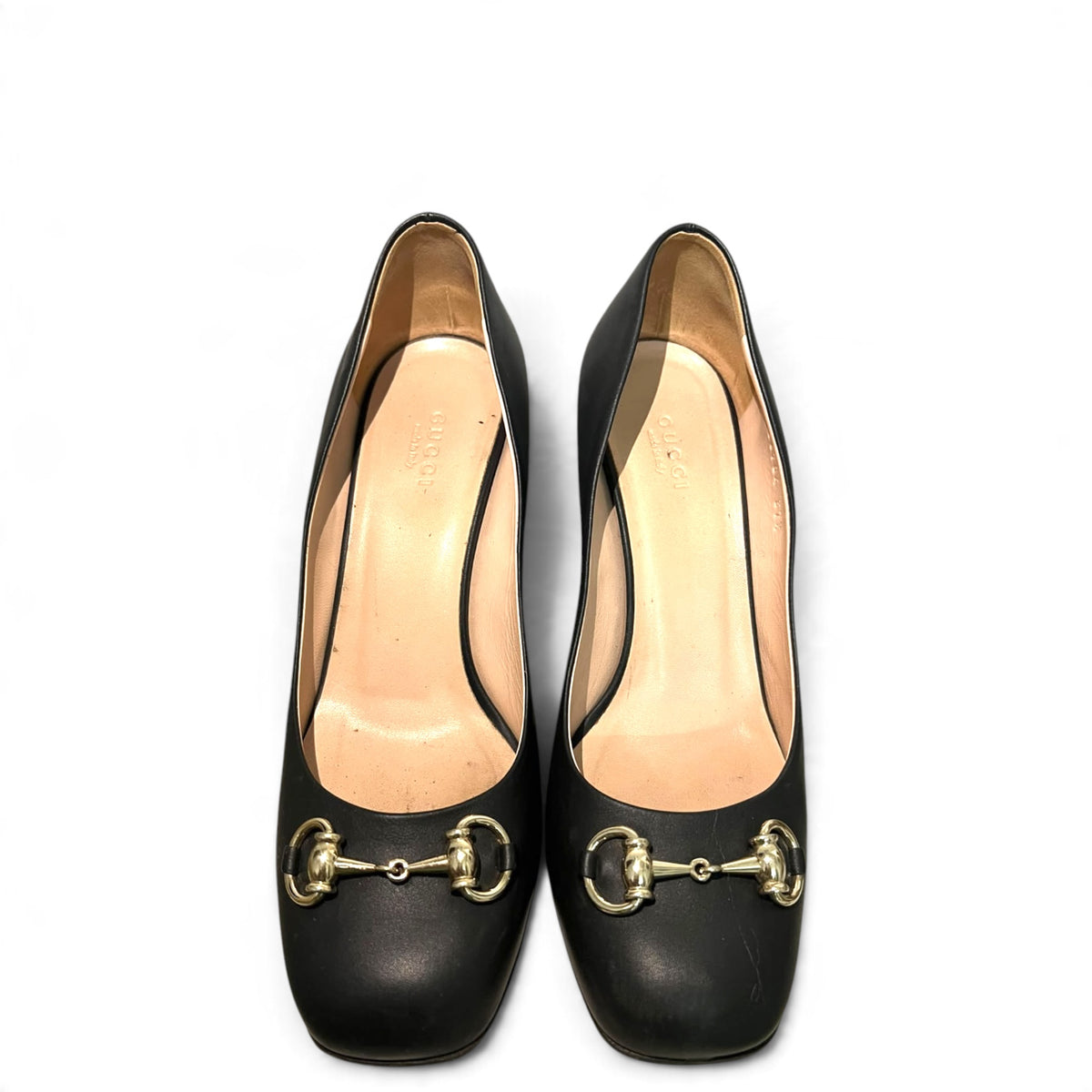 Gucci black closed toe heels