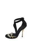 GIAMBATTISTA VALLI X H&M ZAPATOS TALLA Black Suede Heels EU 35