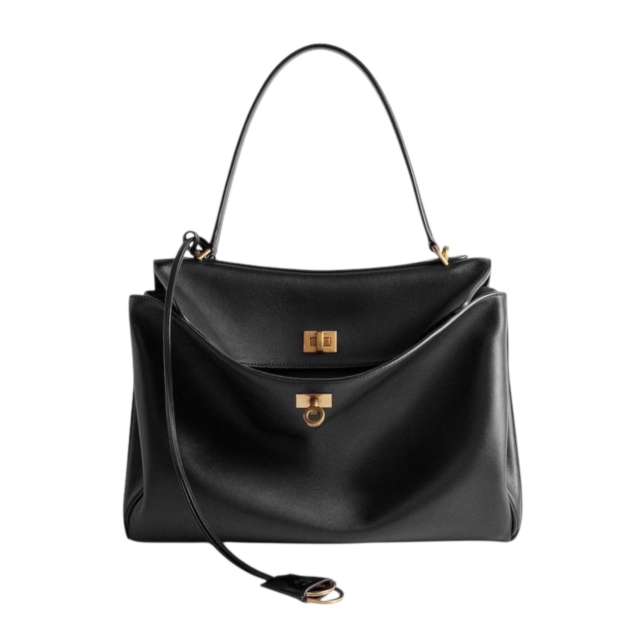 Balenciaga Rodeo Mini Black Leather Bag