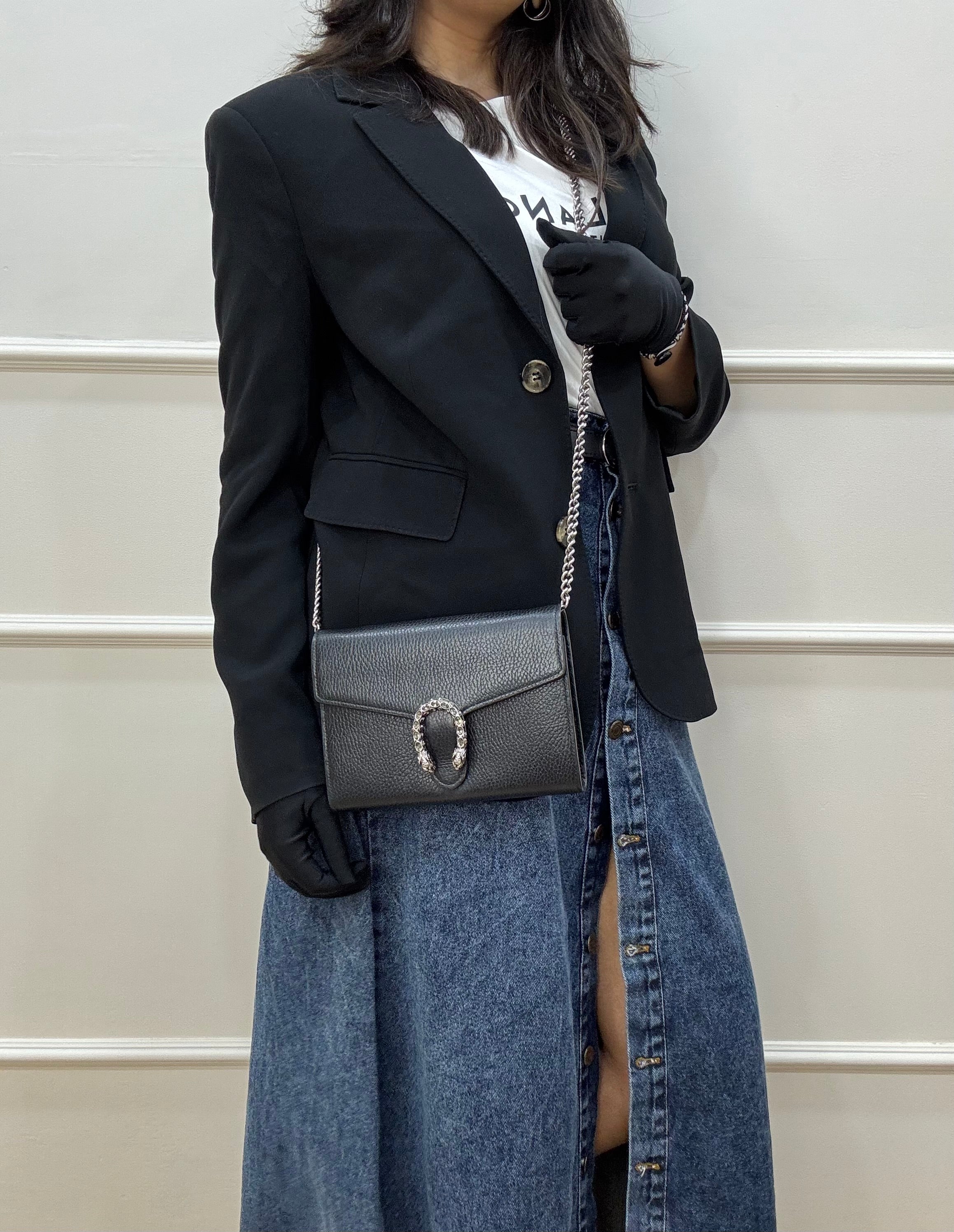 Gucci New Dionysus Bag Black Small