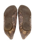 Sally Snake Skin Ballerina