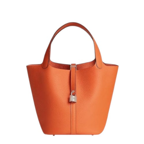 Hermes Picotin 18 Orange PHW